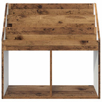 Produktbild för Barnbokhylla Gammalt trä 72,5 x 29,5 x 69 cm Konstruerat trä