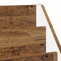 Produktbild för Barnbokhylla Gammalt trä 72,5 x 29,5 x 69 cm Konstruerat trä