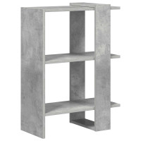 Produktbild för Hyllsystem Betonggrå 52 x 25 x 71,5 cm Konstruerat trä
