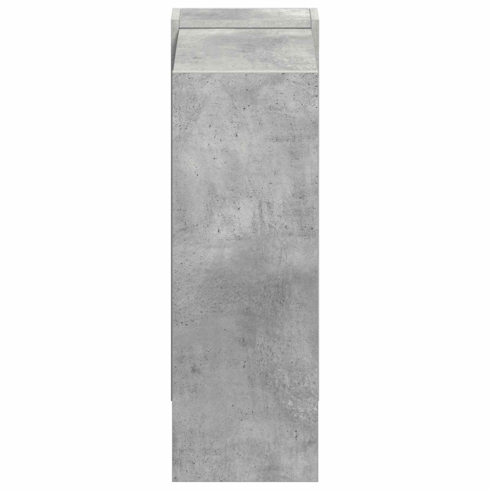 Produktbild för Hyllsystem Betonggrå 52 x 25 x 71,5 cm Konstruerat trä
