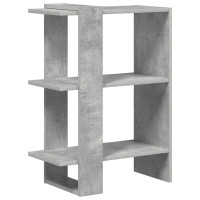 Produktbild för Hyllsystem Betonggrå 52 x 25 x 71,5 cm Konstruerat trä