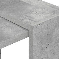 Produktbild för Hyllsystem Betonggrå 52 x 25 x 71,5 cm Konstruerat trä