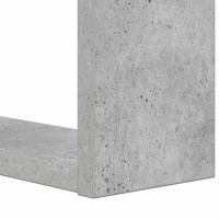 Produktbild för Hyllsystem Betonggrå 52 x 25 x 71,5 cm Konstruerat trä
