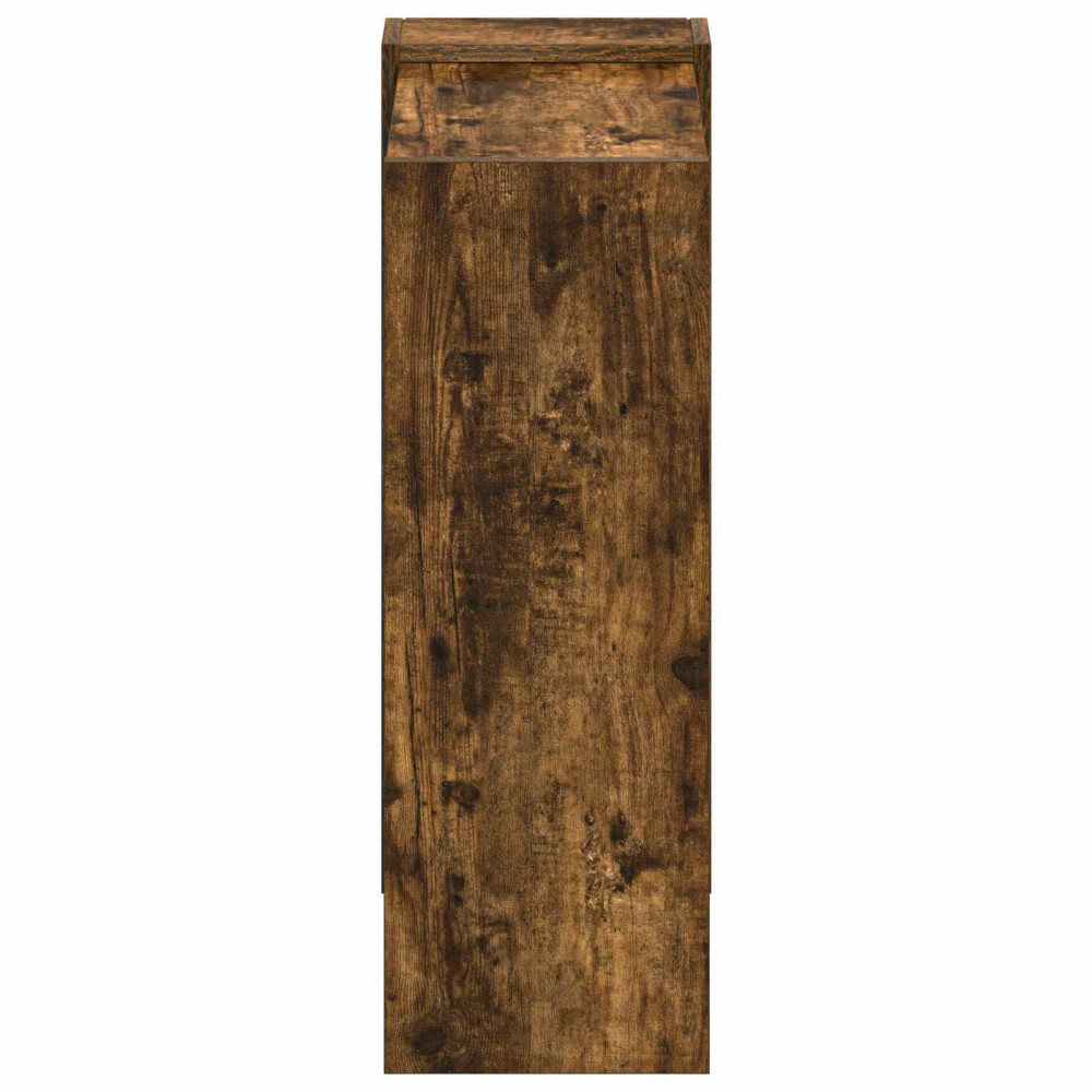 Produktbild för Hyllsystem Rökt ek 52 x 25 x 71,5 cm Konstruerat trä