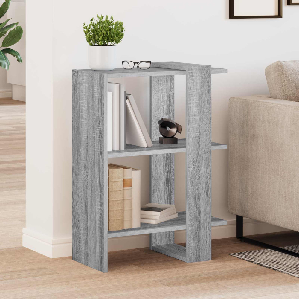 Produktbild för Hyllsystem Grå Sonoma 52 x 25 x 71,5 cm Konstruerat trä