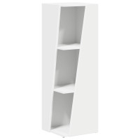 Produktbild för Sidobrett Vit 33 x 32 x 100,5 cm Konstruerat trä