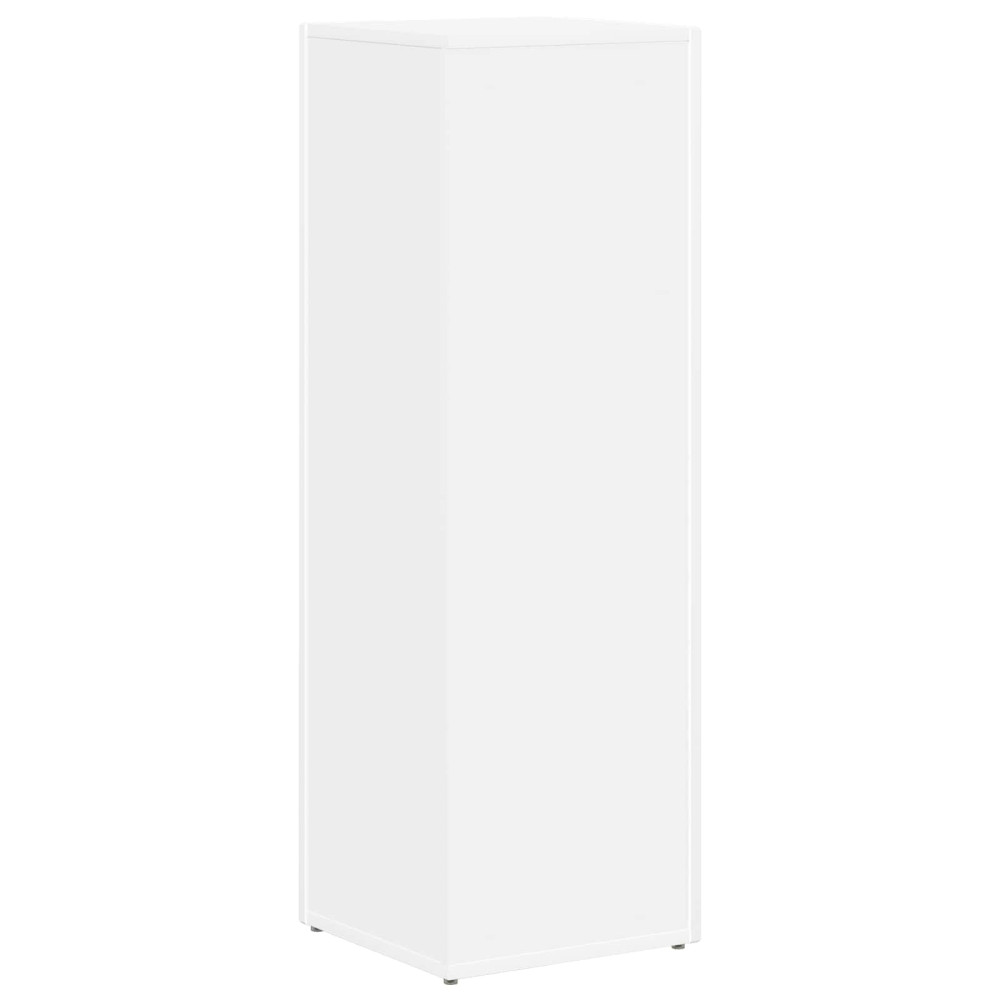 Produktbild för Sidobrett Vit 33 x 32 x 100,5 cm Konstruerat trä