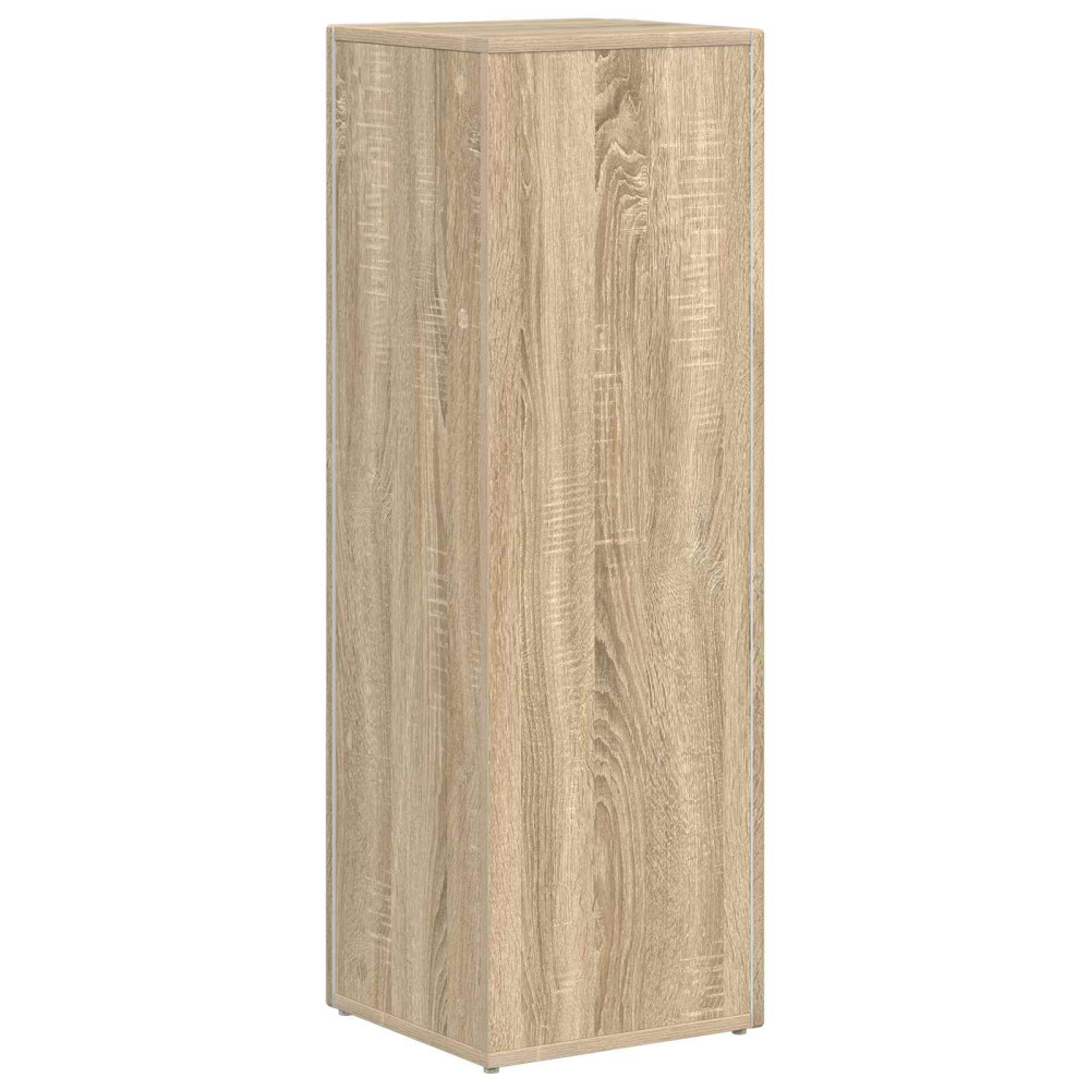 Produktbild för Sidobrett Sonoma-ek 33 x 32 x 100,5 cm Konstruerat trä
