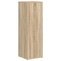 Produktbild för Sidobrett Sonoma-ek 33 x 32 x 100,5 cm Konstruerat trä