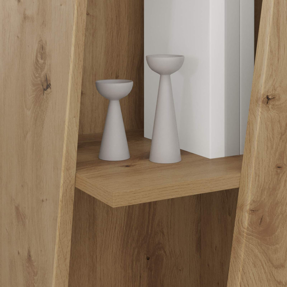 Produktbild för Sidobrett Artisan Ek 33 x 32 x 100,5 cm Konstruerat trä