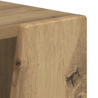 Produktbild för Sidobrett Artisan Ek 33 x 32 x 100,5 cm Konstruerat trä