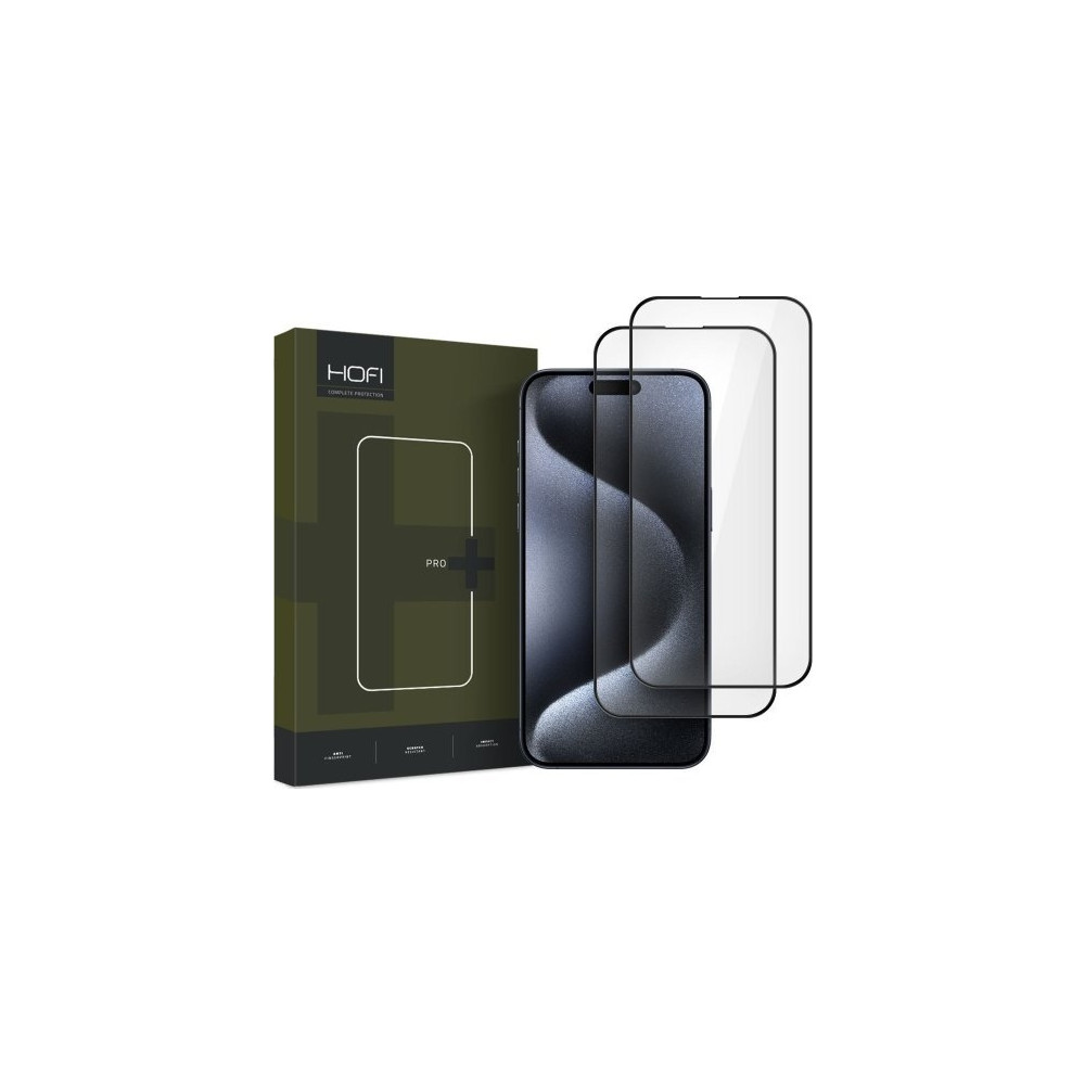Produktbild för Hofi SZKLO HARTOWANE HOFI GLASS PRO+ 2-pack för iPhone 16 PR...