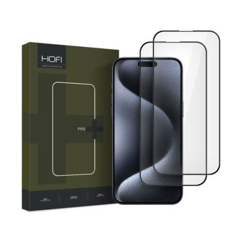 Hofi Glass Hofi SZKLO HARTOWANE HOFI GLASS PRO+ 2-pack för iPhone 16 PR...