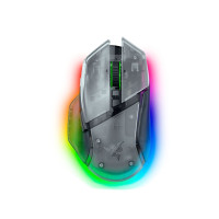 Produktbild för Razer Basilisk V3 pro 35K - Phantom White Edition - mus - Bluetooth, USB-C, 2.4 GHz - vit