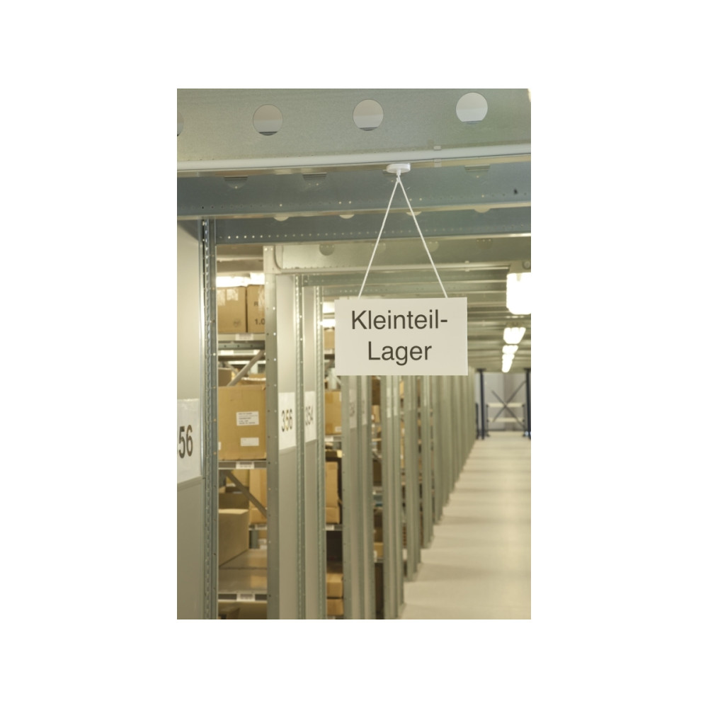 Produktbild för Magnetoplan 52636, inomhus, Universalkrok, Vit, Magnet, 8 kg...