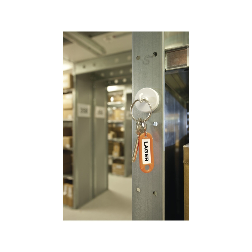 Produktbild för Magnetoplan 52636, inomhus, Universalkrok, Vit, Magnet, 8 kg...