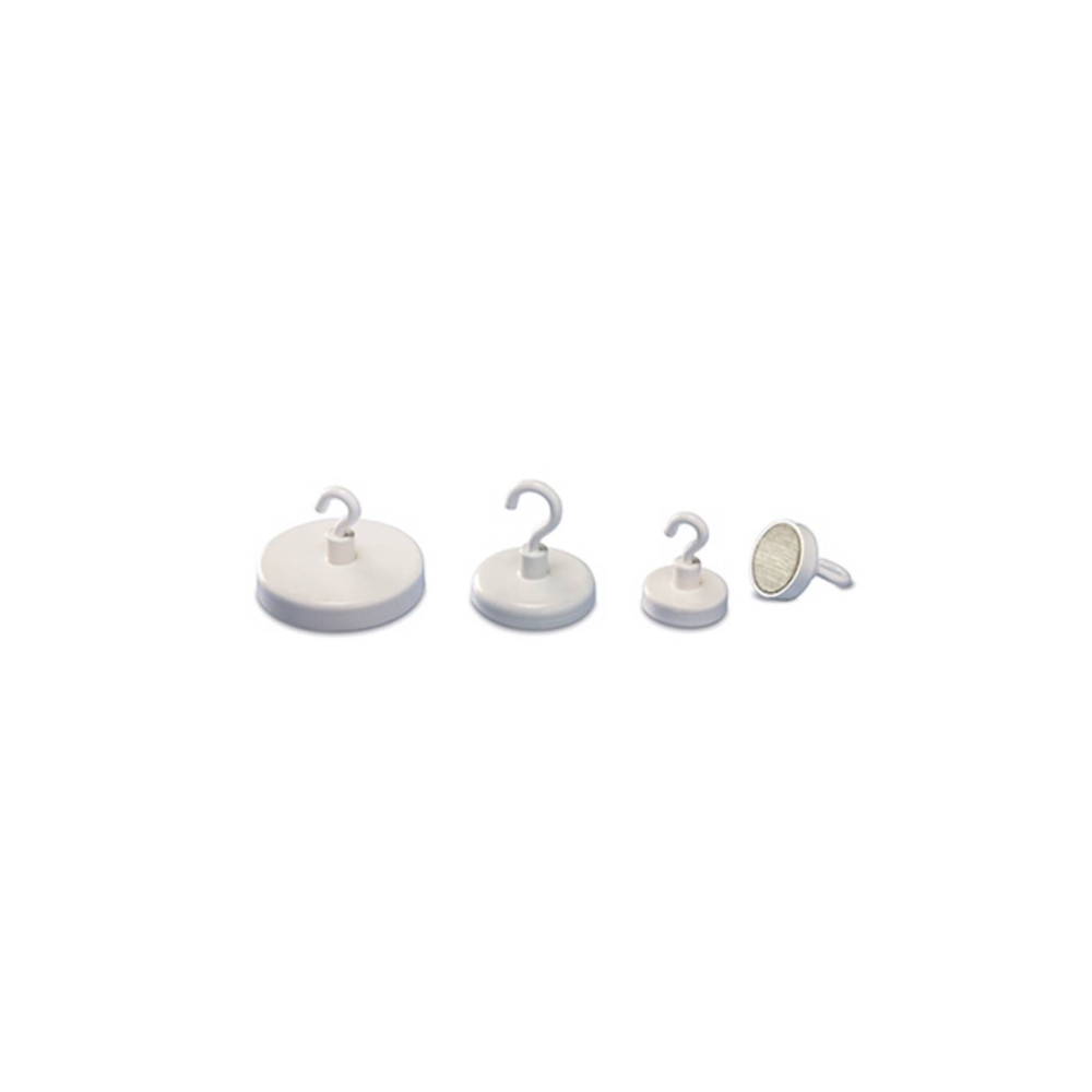Produktbild för Magnetoplan 52636, inomhus, Universalkrok, Vit, Magnet, 8 kg...