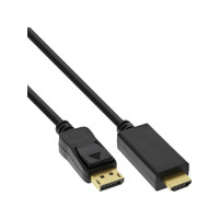 Produktbild för InLine adapterkabel - DisplayPort / HDMI - 30 cm