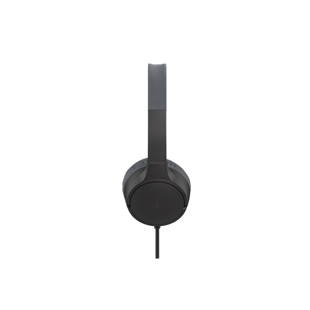Produktbild för Belkin SoundForm Mini - hörlurar med mikrofon - 3,5 mm kontakt, USB-C