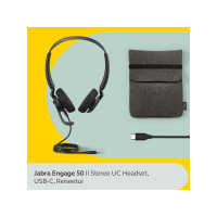 Produktbild för Jabra Engage 50 II UC Stereo - headset - USB-C