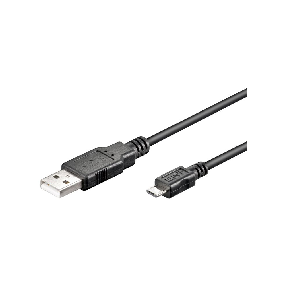 Produktbild för goobay - USB-kabel - USB till mikro-USB typ B - 5 m