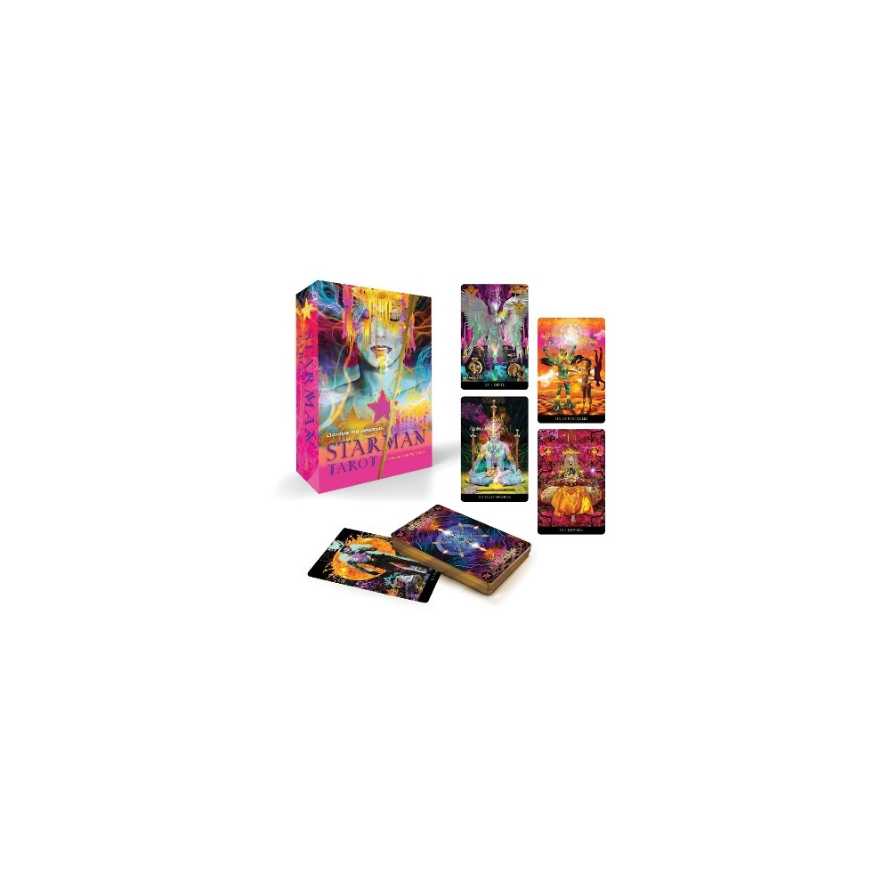 Produktbild för Starman Tarot: Remastered (A David Bowie-Inspired Tarot Box Set, Revised and Updated): (Tarot Kit Box Set with 78 Cards and Guide Book)