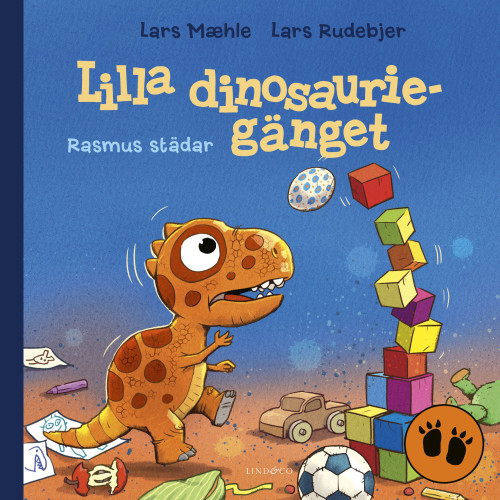 Lars Mæhle Lilla dinosauriegänget. Rasmus städar (inbunden)