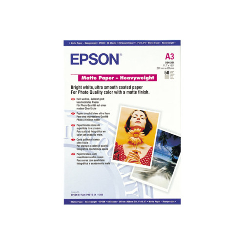 EPSON Epson - papper - matt - 50 ark - A3 - 167 g/m²