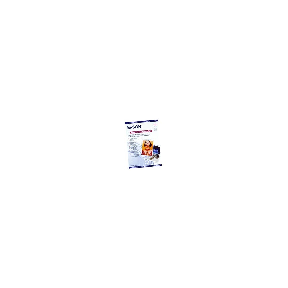 Produktbild för Epson - papper - matt - 50 ark - A3 - 167 g/m²