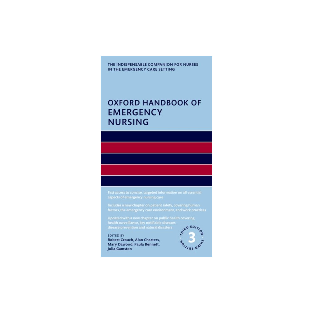 Produktbild för Oxford Handbook of Emergency Nursing (häftad, eng)