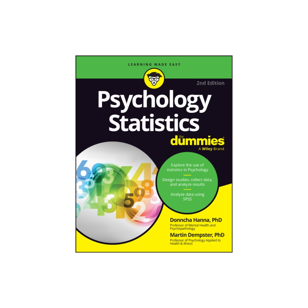 Produktbild för Psychology Statistics For Dummies (häftad, eng)