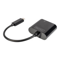 Produktbild för DIGITUS DN-3027 - nätverksadapter - USB-C - Gigabit Ethernet + USB-C