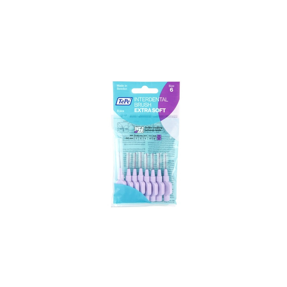 Produktbild för TePe Extra Soft interdental brushes 1,1mm 8 ks