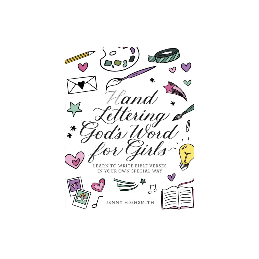Produktbild för Hand Lettering God's Word for Girls (häftad, eng)