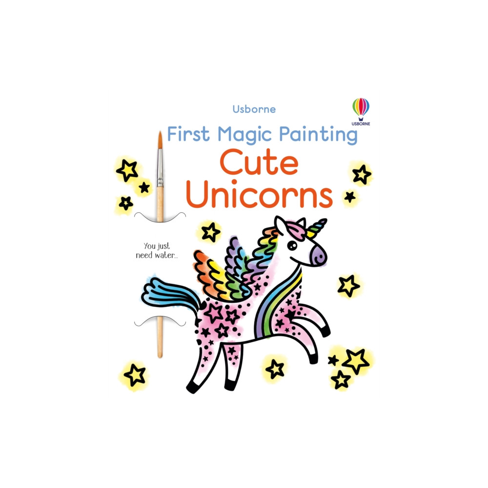 Produktbild för First Magic Painting Cute Unicorns (häftad, eng)