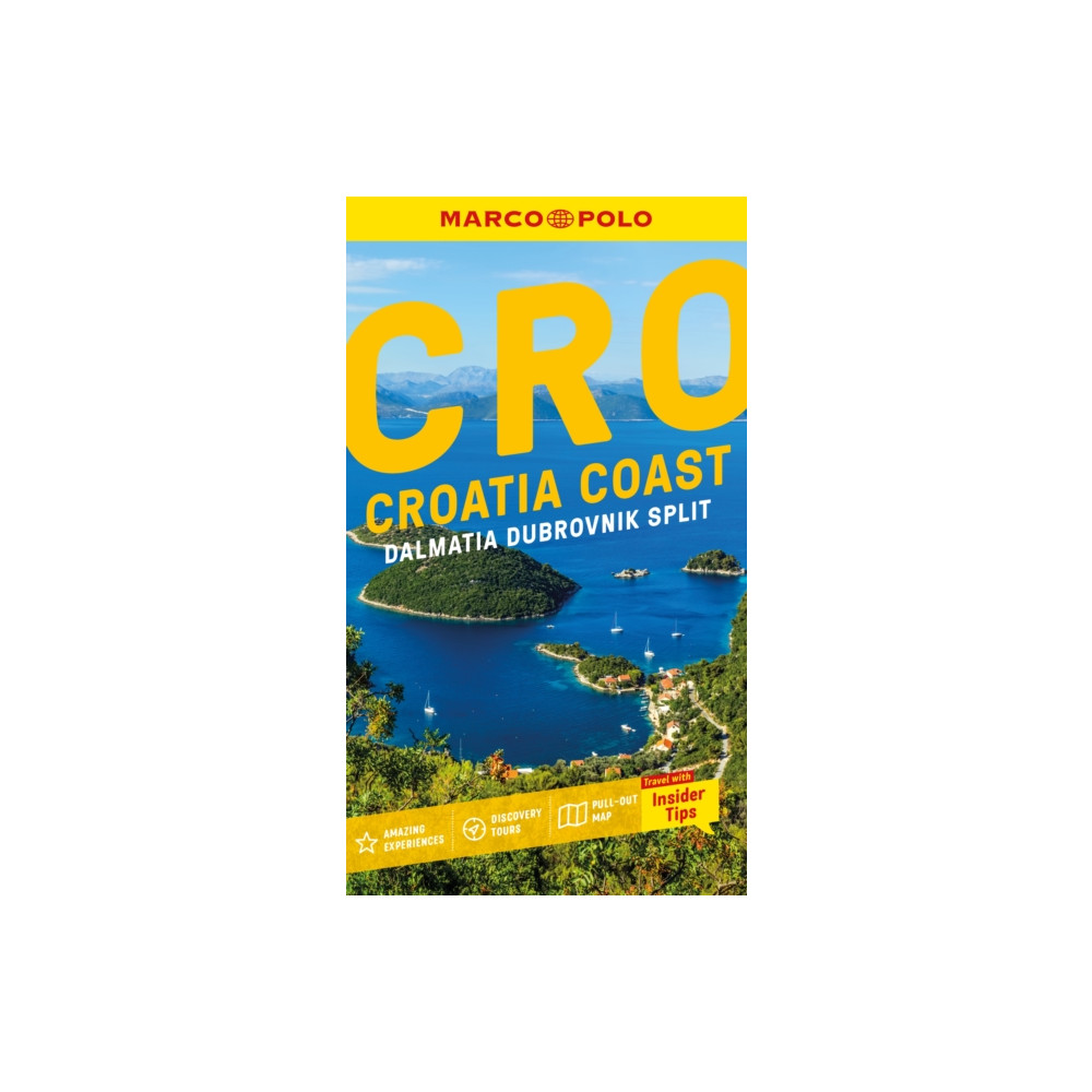 Produktbild för Croatia Coast Marco Polo Pocket Travel Guide - with pull out map (häftad, eng)