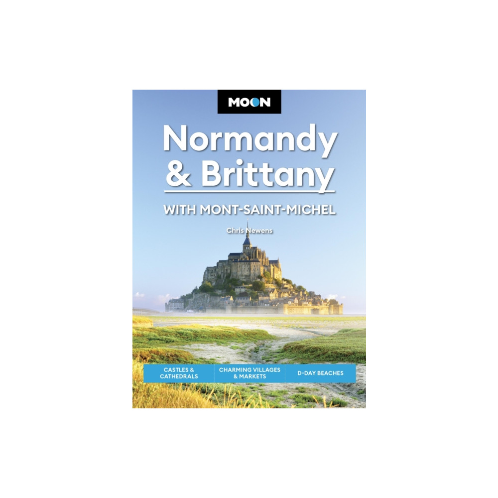 Produktbild för Moon Normandy & Brittany: With Mont-Saint-Michel (Third Edition) (häftad, eng)