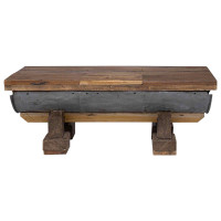 Produktbild för Kaffeebord Naturfärg 90 x 50 x 35 cm trä