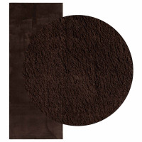Produktbild för Mellanhög mjuk och tvättbar matta HUARTE Brun 200 x 80 cm