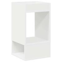 Produktbild för Sidobord Vit 30 x 30 x 56 cm Konstruerat trä