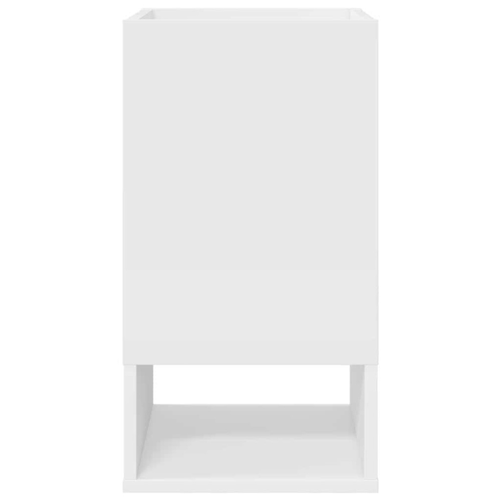 Produktbild för Sidobord Vit 30 x 30 x 56 cm Konstruerat trä
