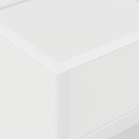 Produktbild för Sidobord Vit 30 x 30 x 56 cm Konstruerat trä