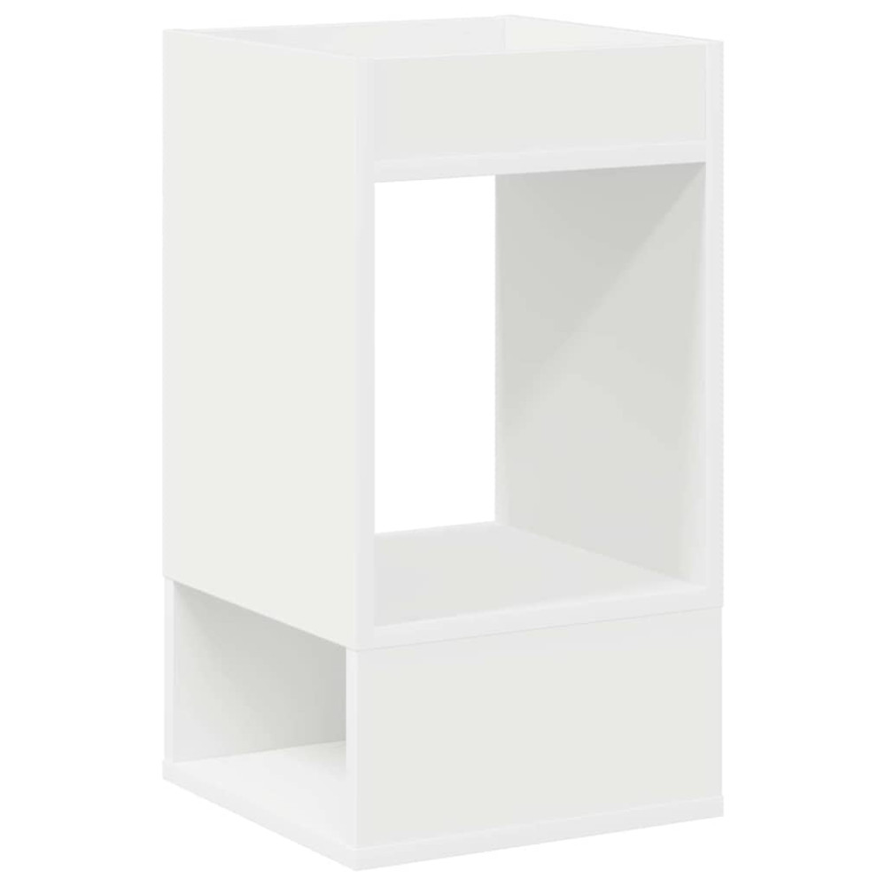 Produktbild för Sidobord 2 pcs Vit 30 x 30 x 56 cm Konstruerat trä