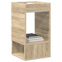 Produktbild för Sidobord 2 pcs Sonoma-ek 30 x 30 x 56 cm Konstruerat trä