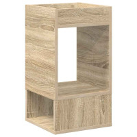 Produktbild för Sidobord 2 pcs Sonoma-ek 30 x 30 x 56 cm Konstruerat trä