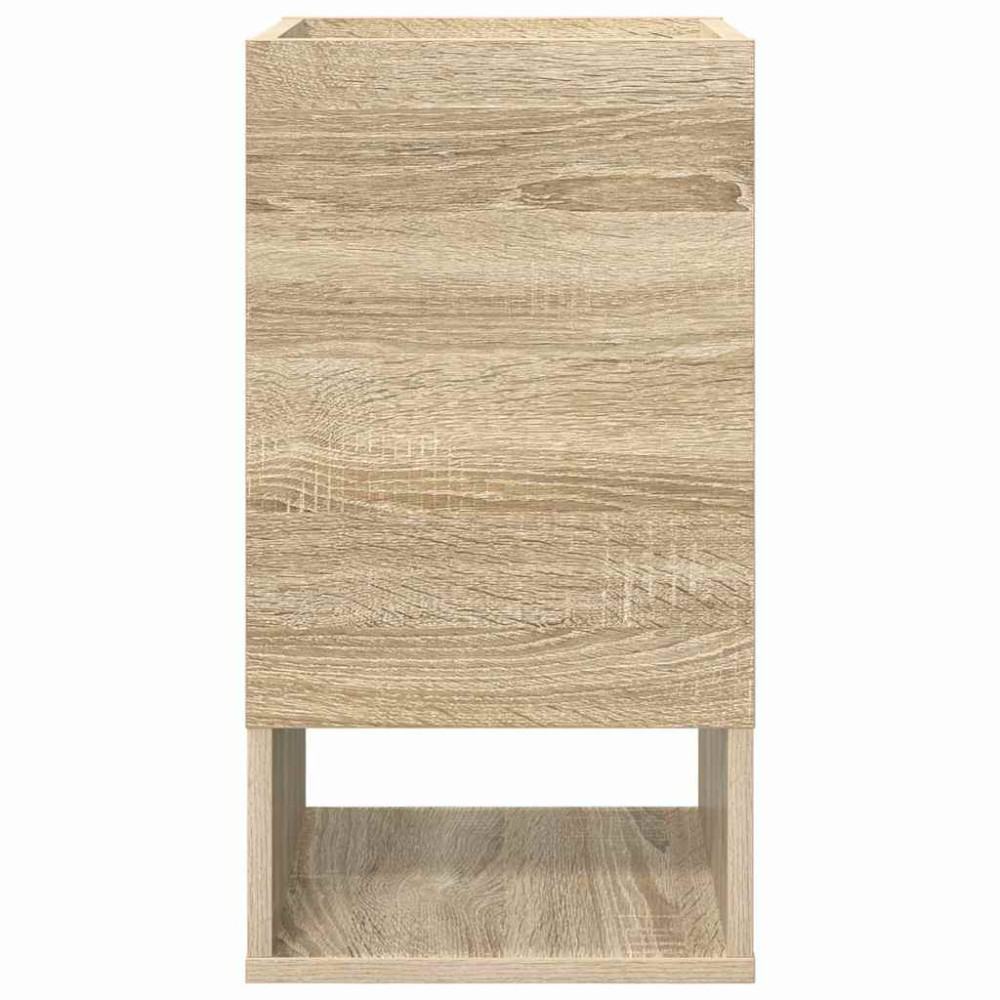 Produktbild för Sidobord 2 pcs Sonoma-ek 30 x 30 x 56 cm Konstruerat trä