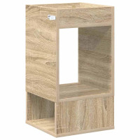 Produktbild för Sidobord 2 pcs Sonoma-ek 30 x 30 x 56 cm Konstruerat trä