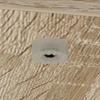 Produktbild för Sidobord 2 pcs Sonoma-ek 30 x 30 x 56 cm Konstruerat trä