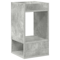 Produktbild för Sidobord Betonggrå 30 x 30 x 56 cm Konstruerat trä