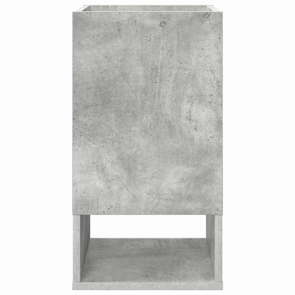 Produktbild för Sidobord Betonggrå 30 x 30 x 56 cm Konstruerat trä